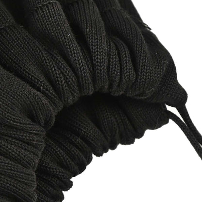 Chanel 2003-2004 Black Cotton Sport Line Drawstring Backpack