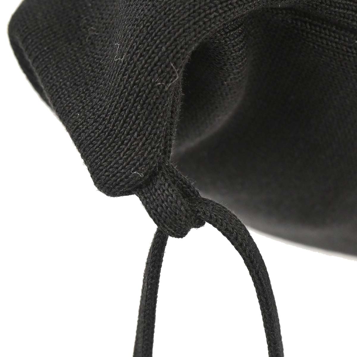 Chanel 2003-2004 Black Cotton Sport Line Drawstring Backpack