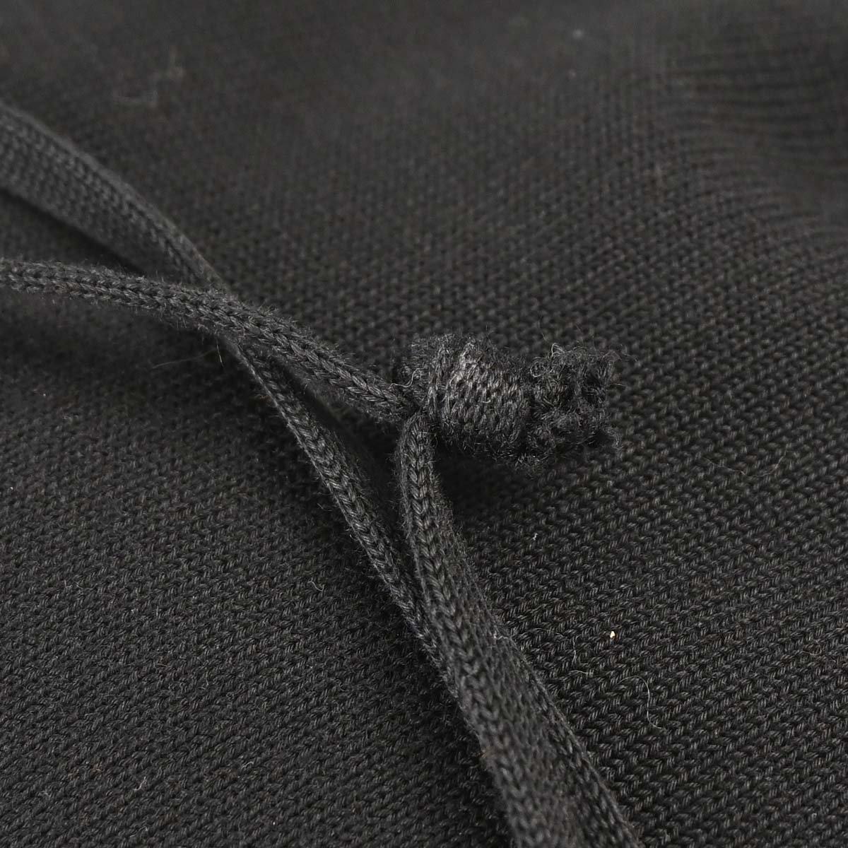 Chanel 2003-2004 Black Cotton Sport Line Drawstring Backpack
