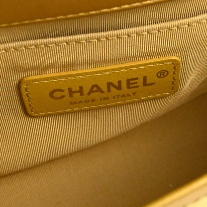 Boy Chanel 2019 Gold Embossed Calfskin Graffiti Small Chain Shoulder Bag