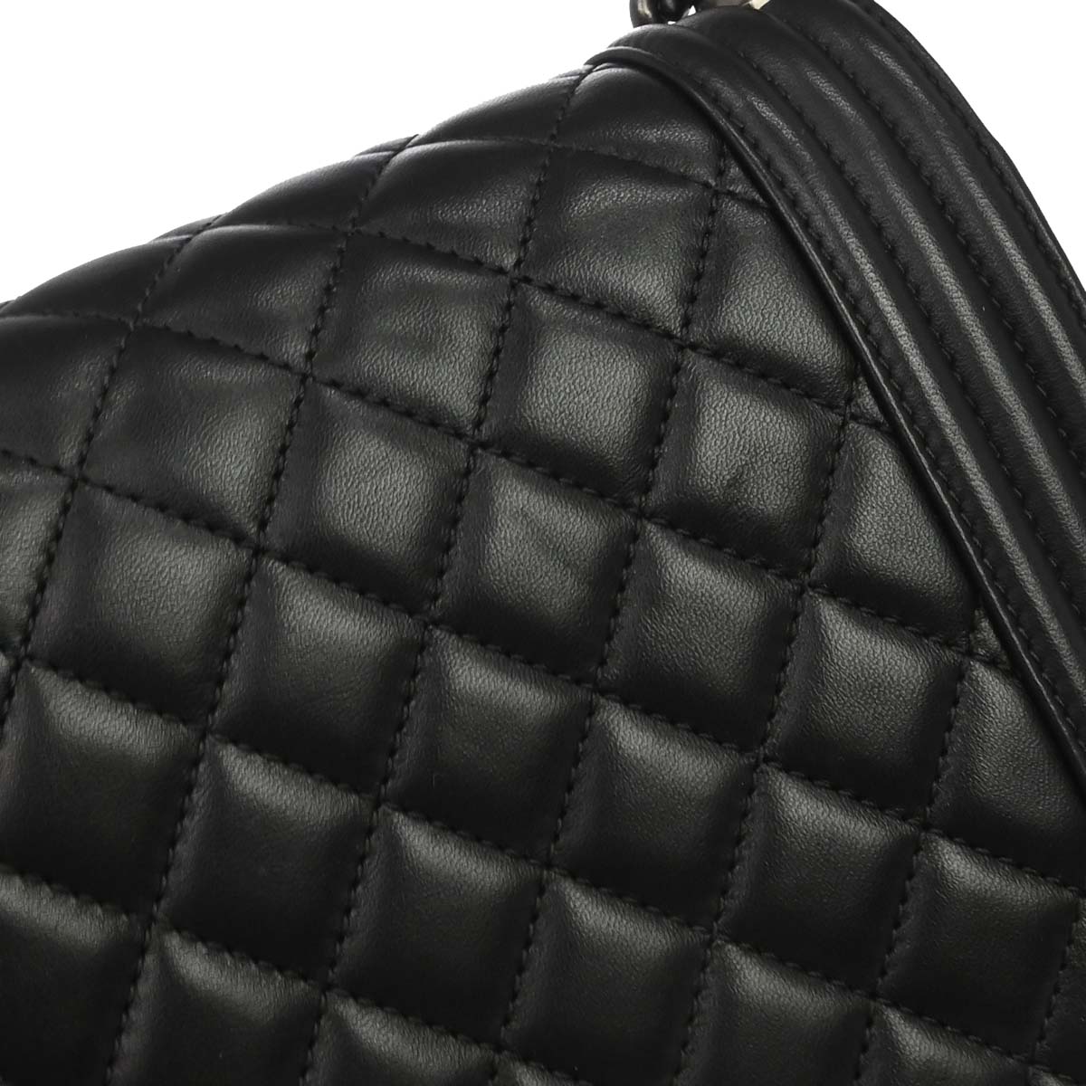 Boy Chanel 2017 Black Lambskin Medium Shoulder Bag