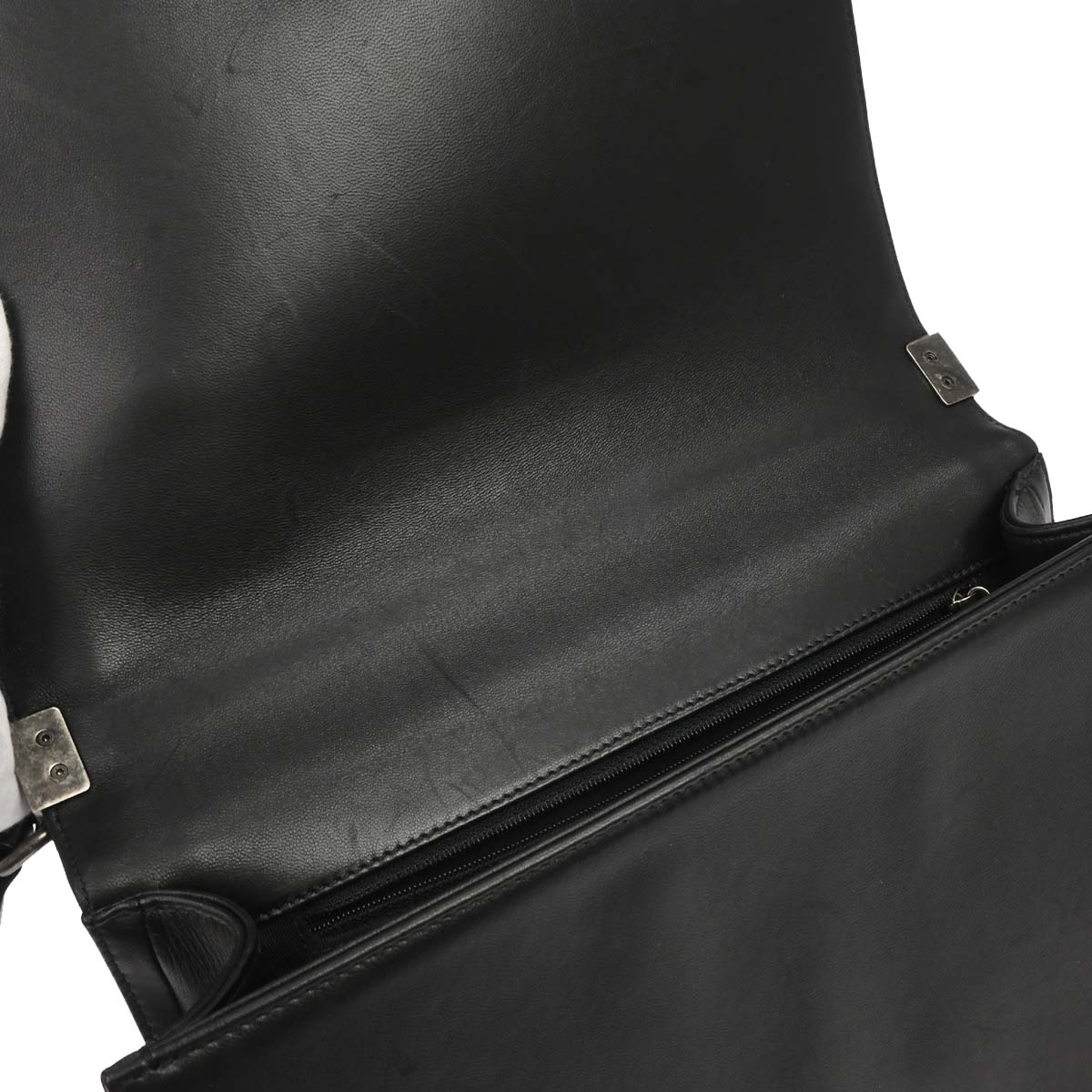 Boy Chanel 2017 Black Lambskin Medium Shoulder Bag