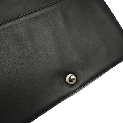 Boy Chanel 2017 Black Lambskin Medium Shoulder Bag