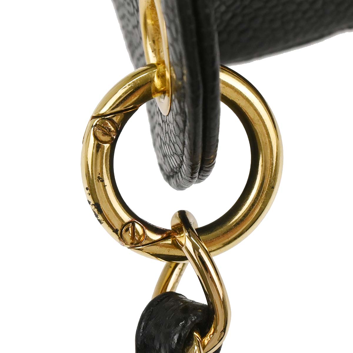 Chanel 2003-2004 Black Caviar Skin Hobo Handbag