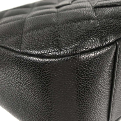 Chanel 2003-2004 Black Caviar Skin Hobo Handbag