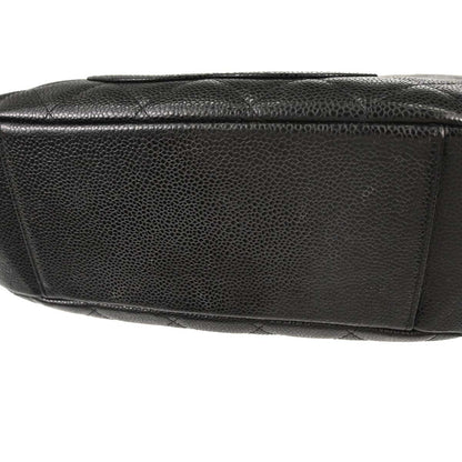 Chanel 2003-2004 Black Caviar Skin Hobo Handbag