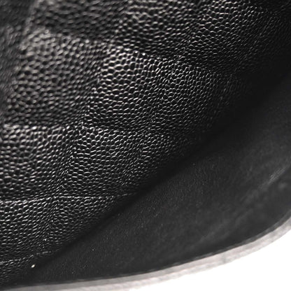 Chanel 2003-2004 Black Caviar Skin Hobo Handbag