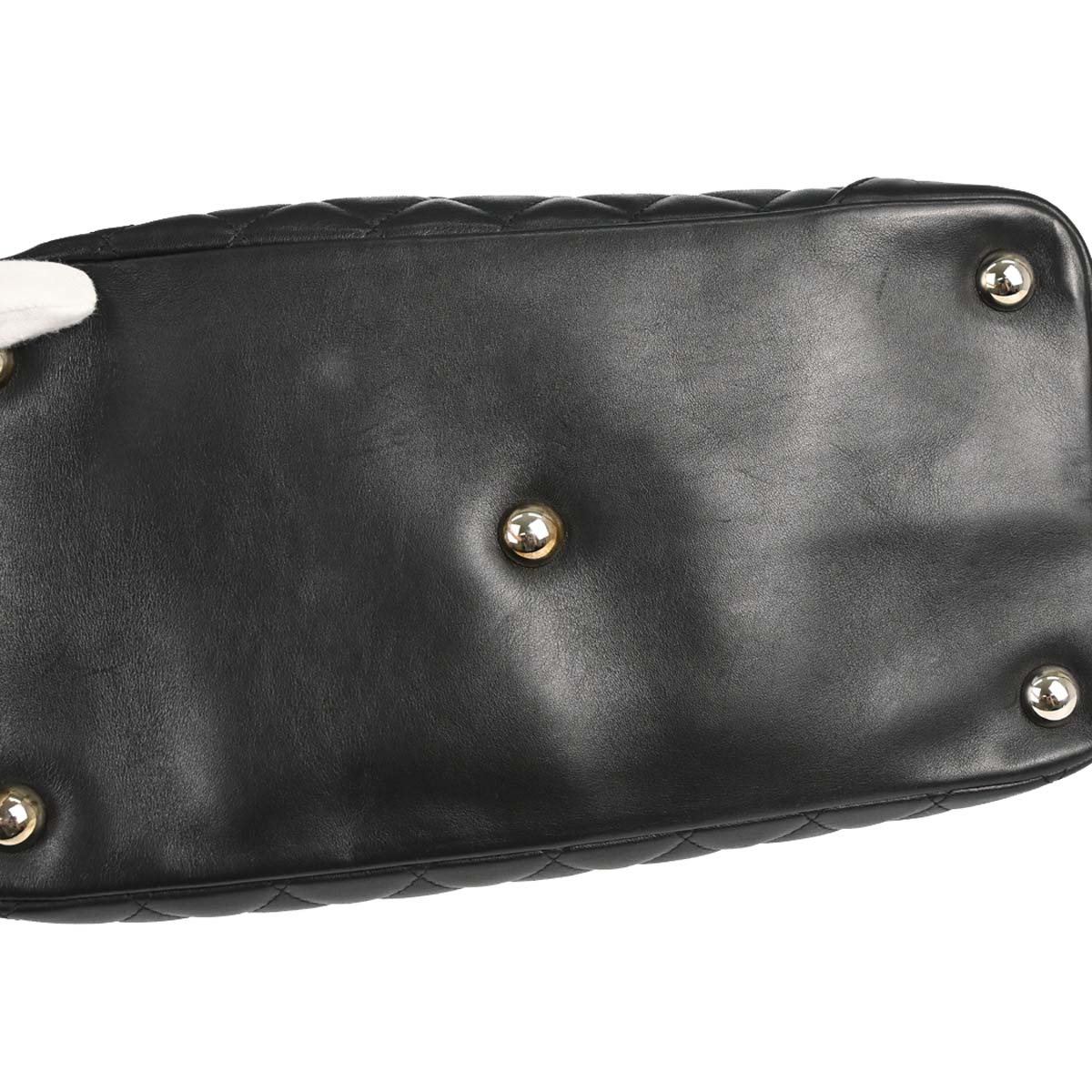 Chanel 2005-2006 Black Calfskin Cambon Ligne Tote Handbag