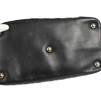 Chanel 2005-2006 Black Calfskin Cambon Ligne Tote Handbag