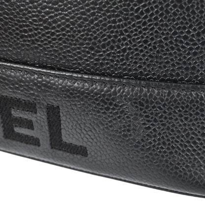 Chanel 1996-1997 Black Caviar Skin Shoulder Bag