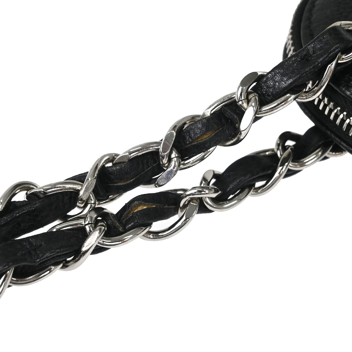Chanel 1996-1997 Black Caviar Skin Shoulder Bag