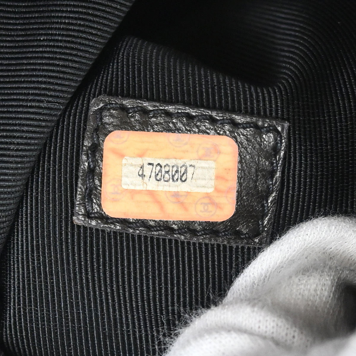Chanel 1996-1997 Black Caviar Skin Shoulder Bag
