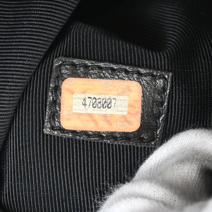 Chanel 1996-1997 Black Caviar Skin Shoulder Bag