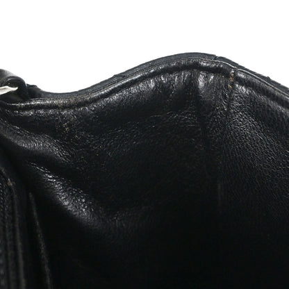 Chanel 2008-2009 Black Caviar Skin Mini Classic Square Flap Bag 17