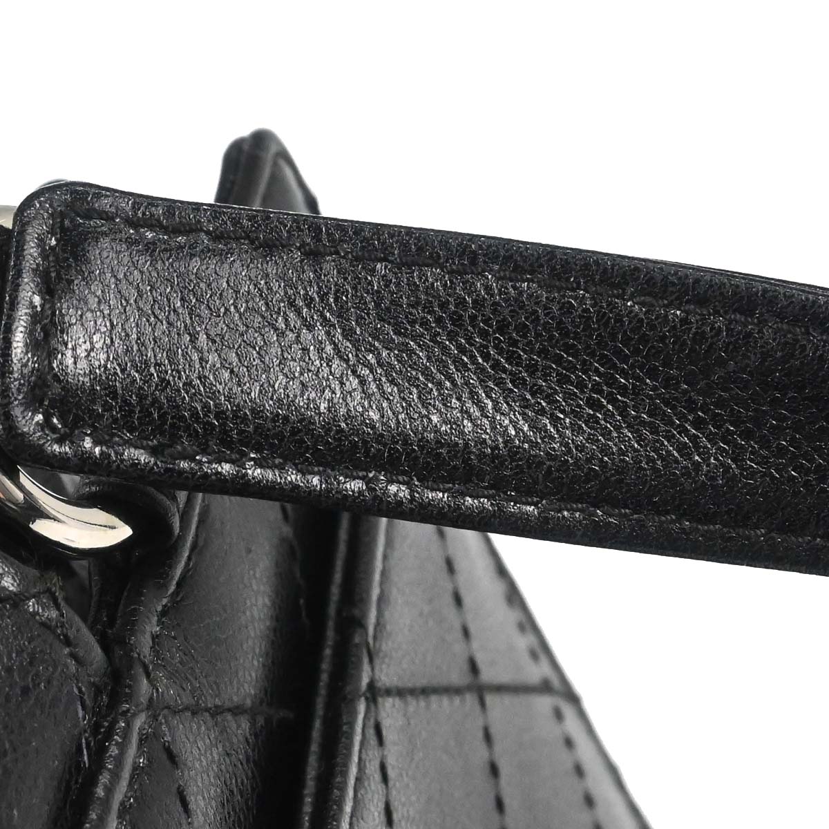 Chanel 1997-1999 Black Caviar Skin Tote Handbag