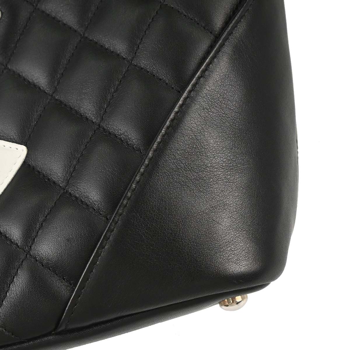 Chanel 2004-2005 Black Calfskin Cambon Ligne Tote Handbag