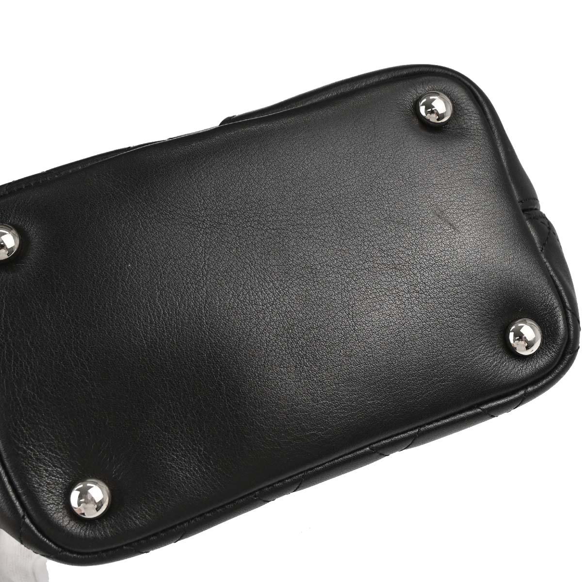 Chanel 2004-2005 Black Calfskin Cambon Ligne Tote Handbag