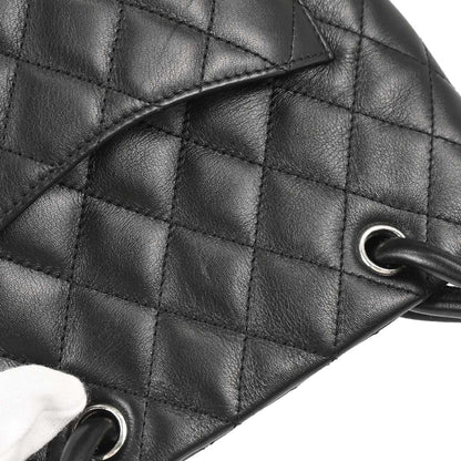 Chanel 2004-2005 Black Calfskin Cambon Ligne Tote Handbag