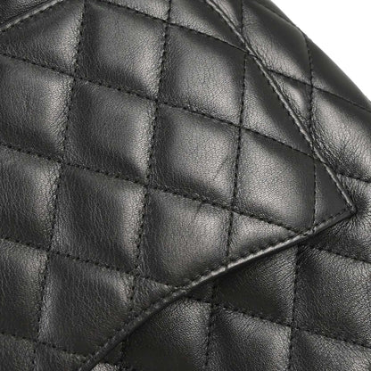 Chanel 2004-2005 Black Calfskin Cambon Ligne Tote Handbag