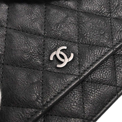 Chanel 2017-2018 Black Calfskin Classic WOC Wallet on Chain Bag