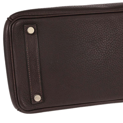 Hermes Havane Fjord Haut a Courroies 28 Handbag