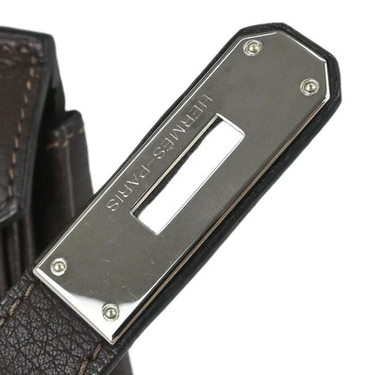 Hermes Havane Fjord Haut a Courroies 28 Handbag