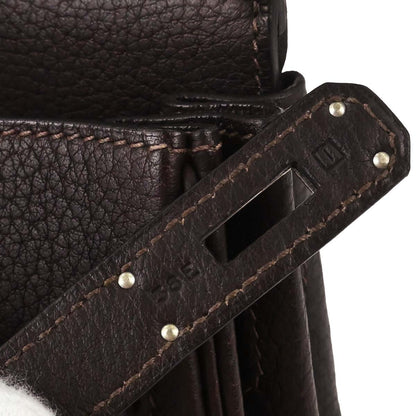 Hermes Havane Fjord Haut a Courroies 28 Handbag