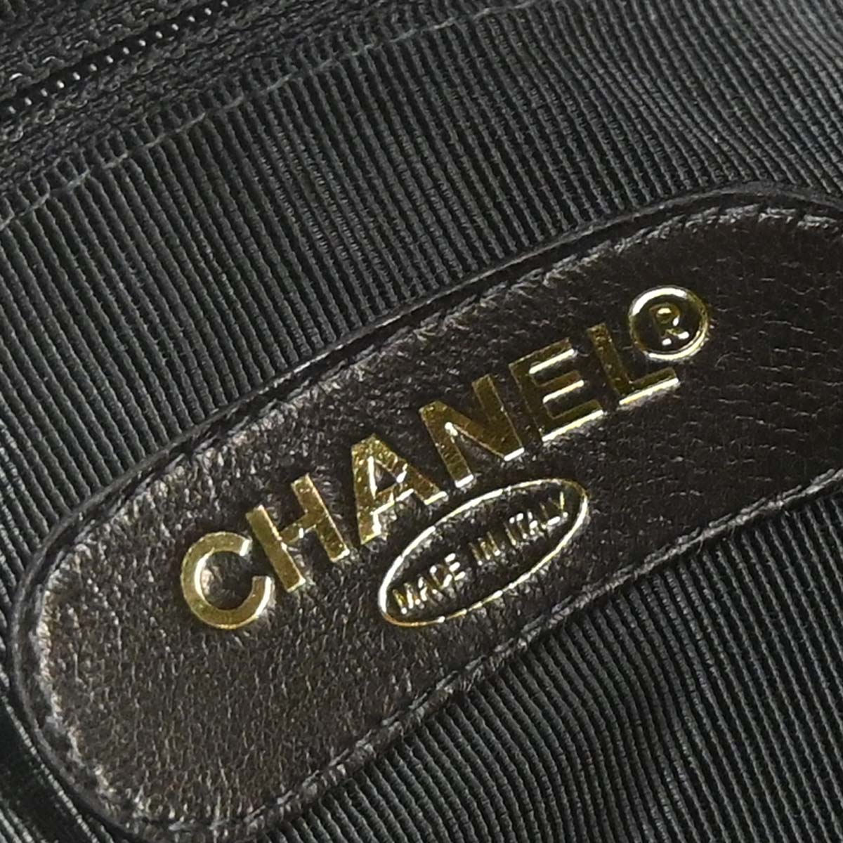 Chanel 1996-1997 Black Caviar Skin Supermodel Tote Shoulder Bag