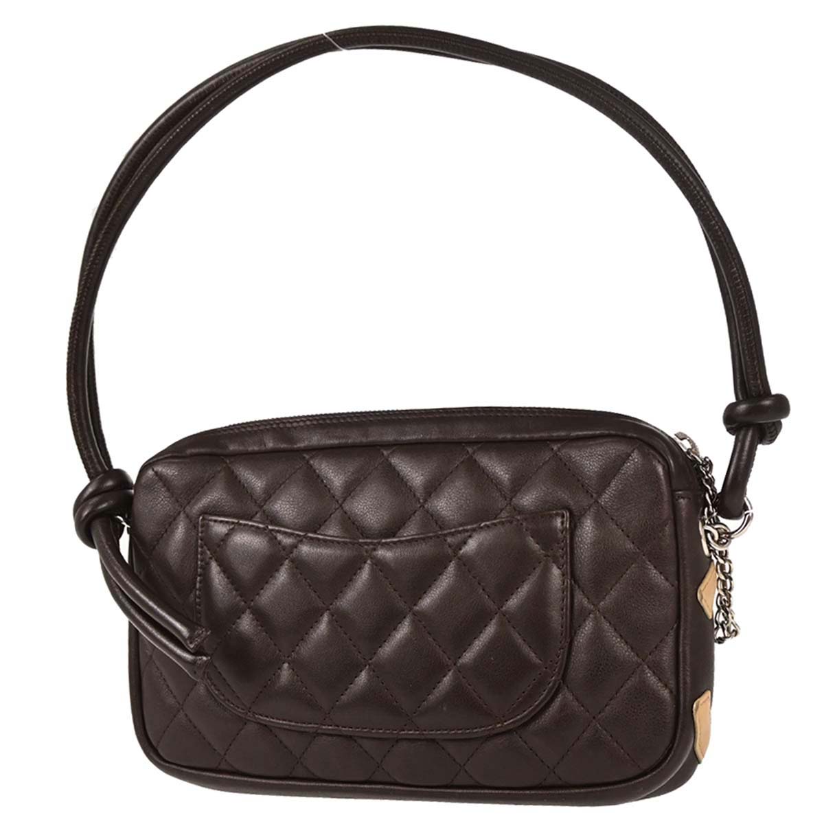 Chanel 2005-2006 Brown Calfskin Cambon Ligne Handbag