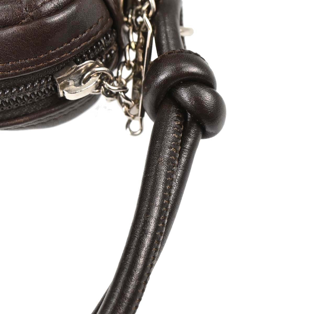 Chanel 2005-2006 Brown Calfskin Cambon Ligne Handbag