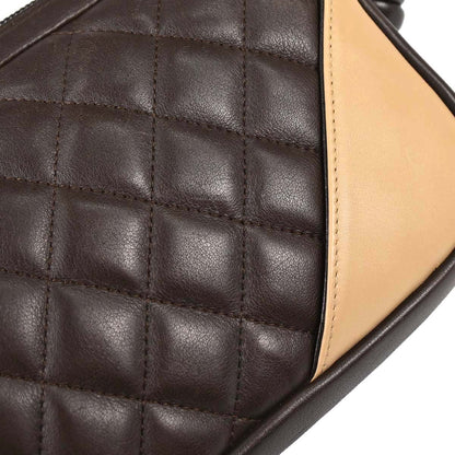 Chanel 2005-2006 Brown Calfskin Cambon Ligne Handbag