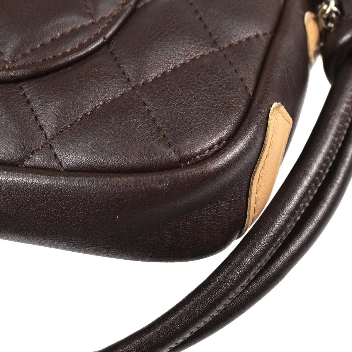 Chanel 2005-2006 Brown Calfskin Cambon Ligne Handbag