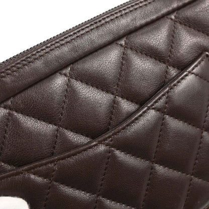 Chanel 2005-2006 Brown Calfskin Cambon Ligne Handbag
