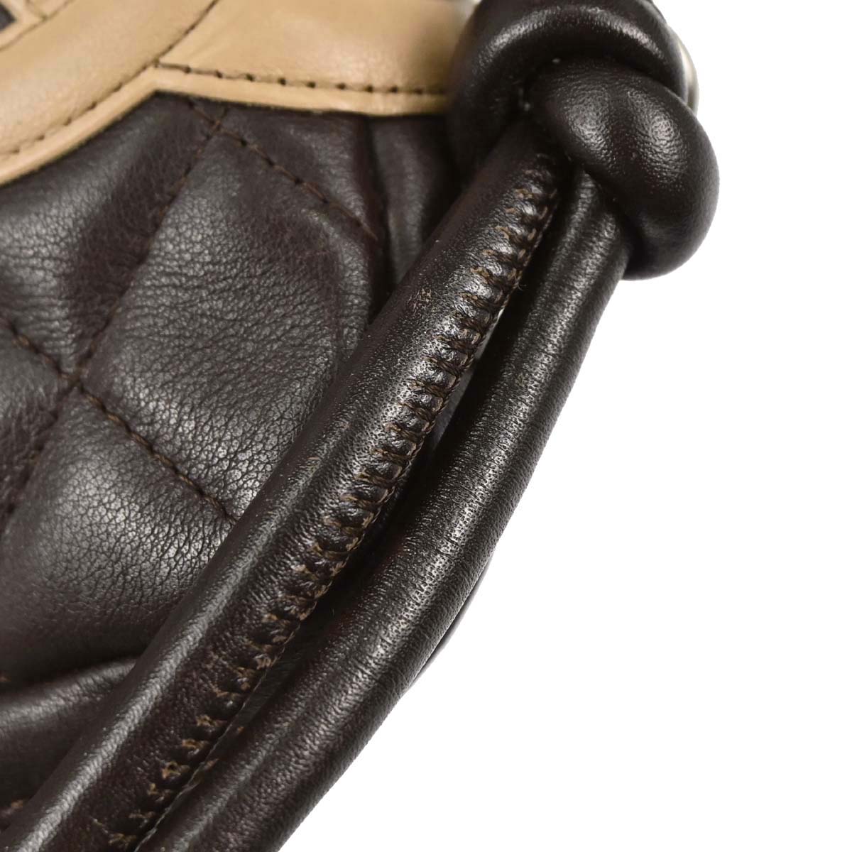 Chanel 2005-2006 Brown Calfskin Cambon Ligne Handbag