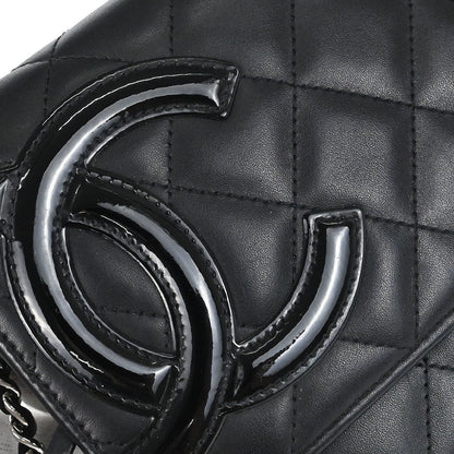 Chanel 2012 Calfskin Cambon Ligne WOC Wallet on Chain Shoulder Bag