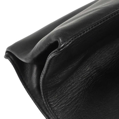 Chanel 1994-1996 Black Lambskin Chain Tote Shoulder Bag