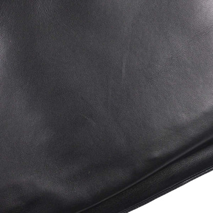 Chanel 1994-1996 Black Lambskin Chain Tote Shoulder Bag
