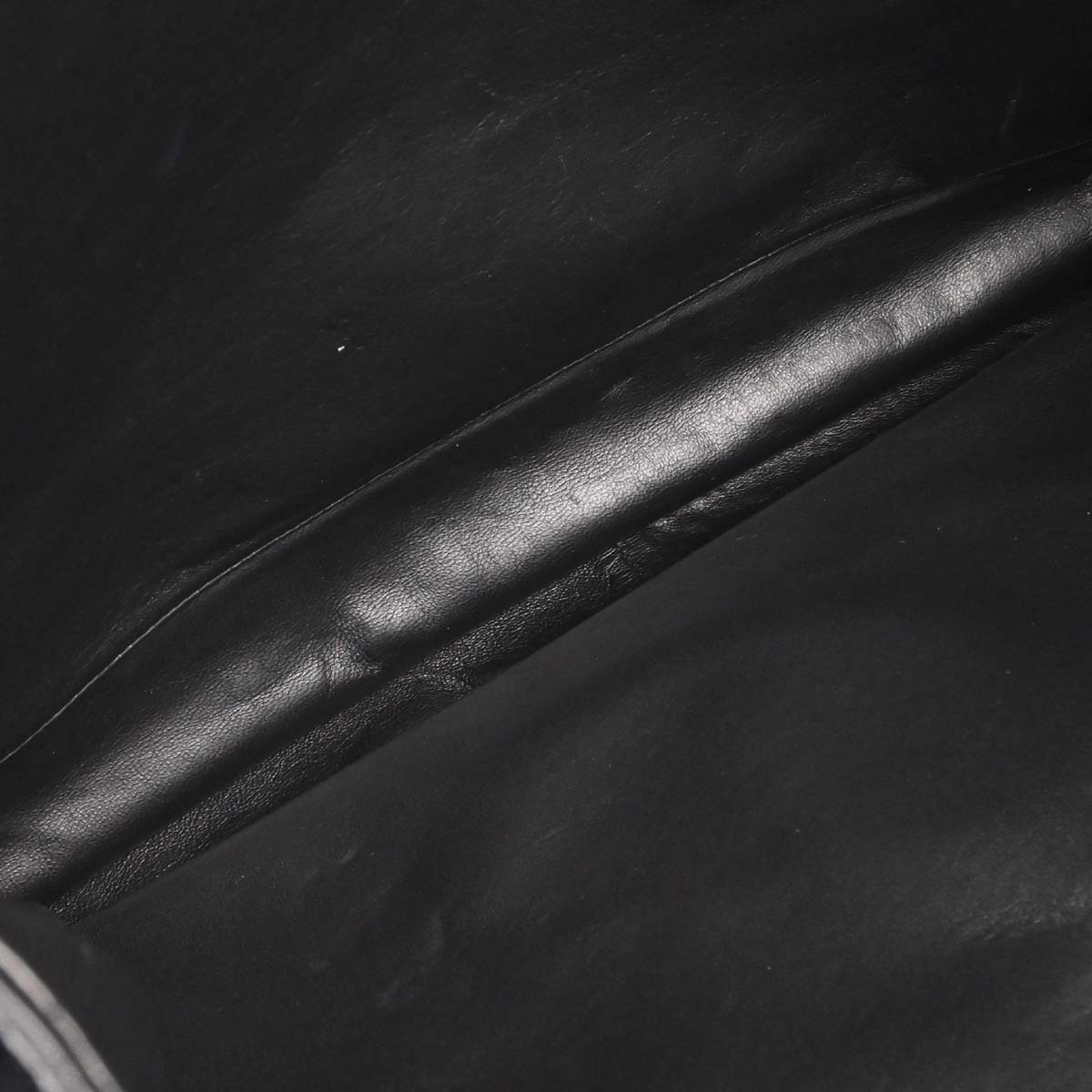 Chanel 1994-1996 Black Lambskin Chain Tote Shoulder Bag
