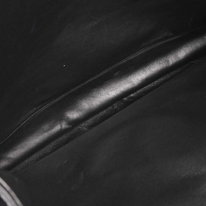 Chanel 1994-1996 Black Lambskin Chain Tote Shoulder Bag