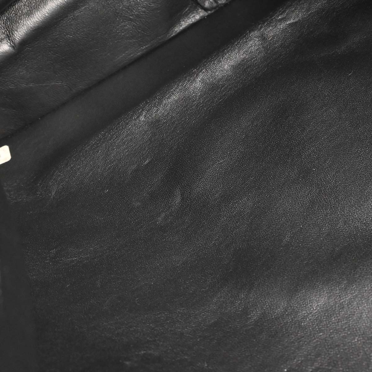 Chanel 1994-1996 Black Lambskin Chain Tote Shoulder Bag
