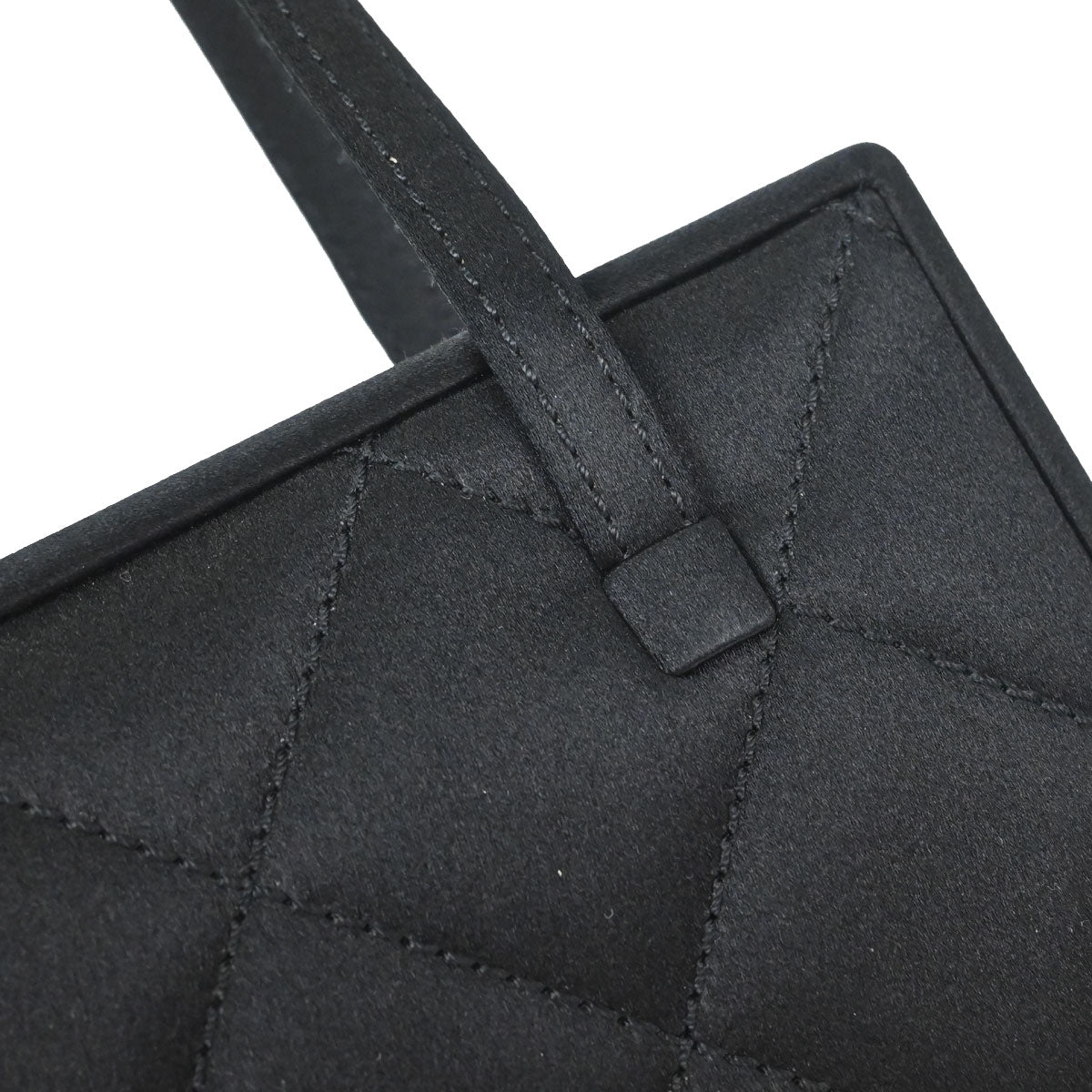 Chanel 2000-2002 Black Satin Handbag