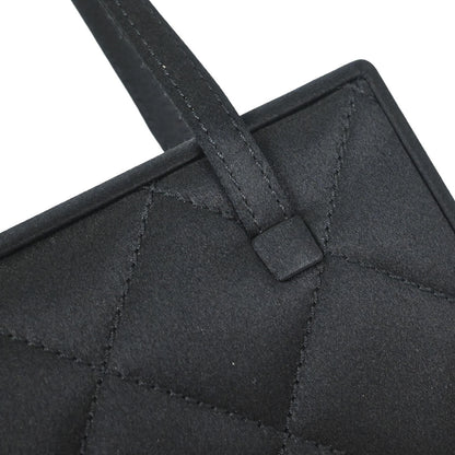 Chanel 2000-2002 Black Satin Handbag