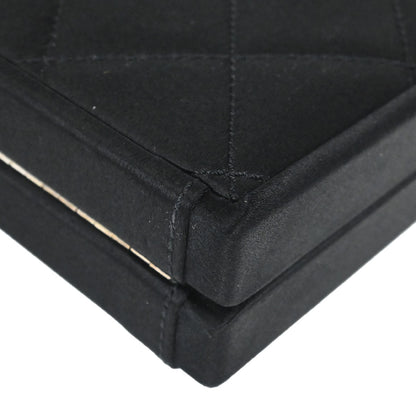Chanel 2000-2002 Black Satin Handbag