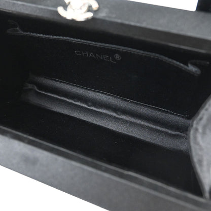 Chanel 2000-2002 Black Satin Handbag