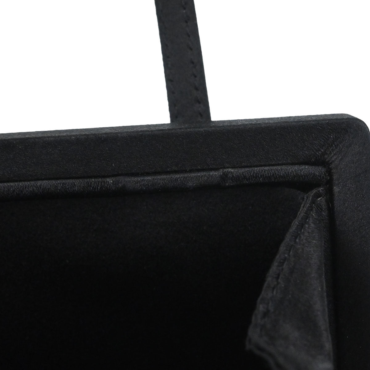 Chanel 2000-2002 Black Satin Handbag
