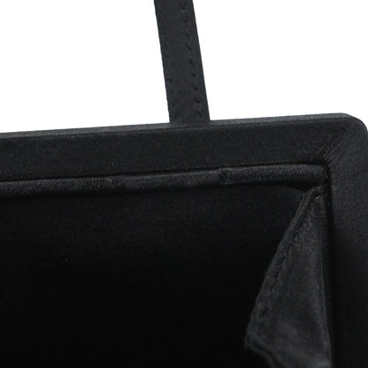 Chanel 2000-2002 Black Satin Handbag