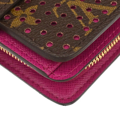 Louis Vuitton Monogram Perfo Compact Zip Wallet M95188