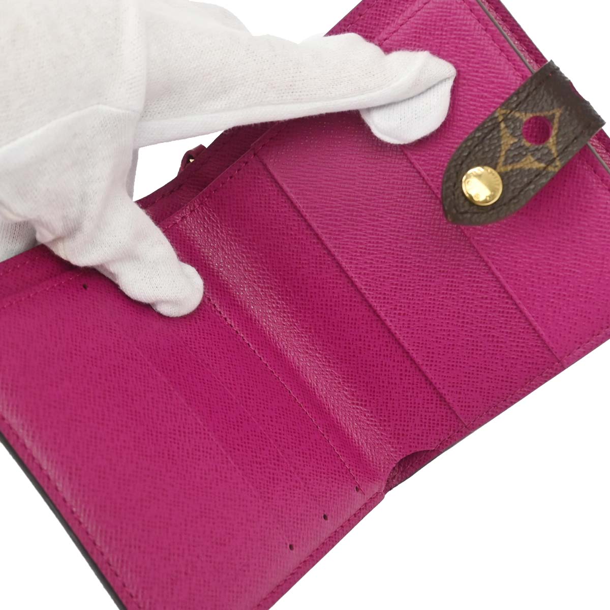 Louis Vuitton Monogram Perfo Compact Zip Wallet M95188