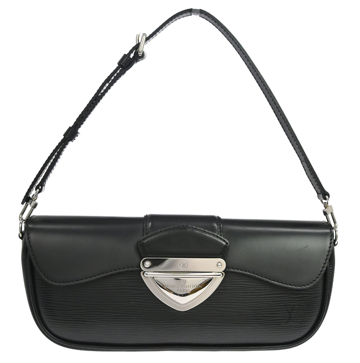 Louis Vuitton Black Epi Pochette Montaigne Handbag M59292