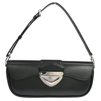 Louis Vuitton Black Epi Pochette Montaigne Handbag M59292